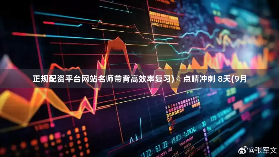 正规配资平台网站名师带背高效率复习)☆点晴冲刺 8天(9月