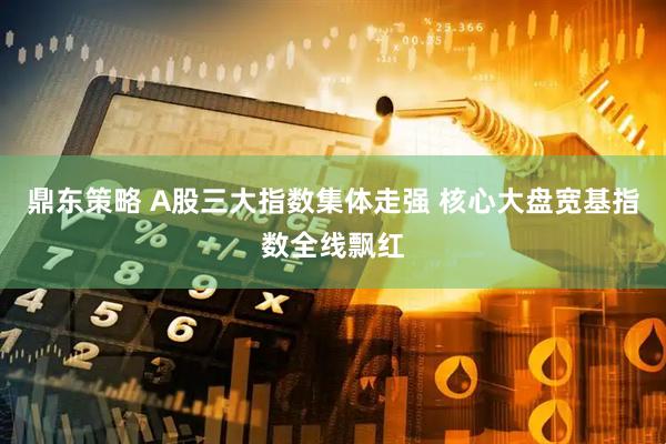 鼎东策略 A股三大指数集体走强 核心大盘宽基指数全线飘红
